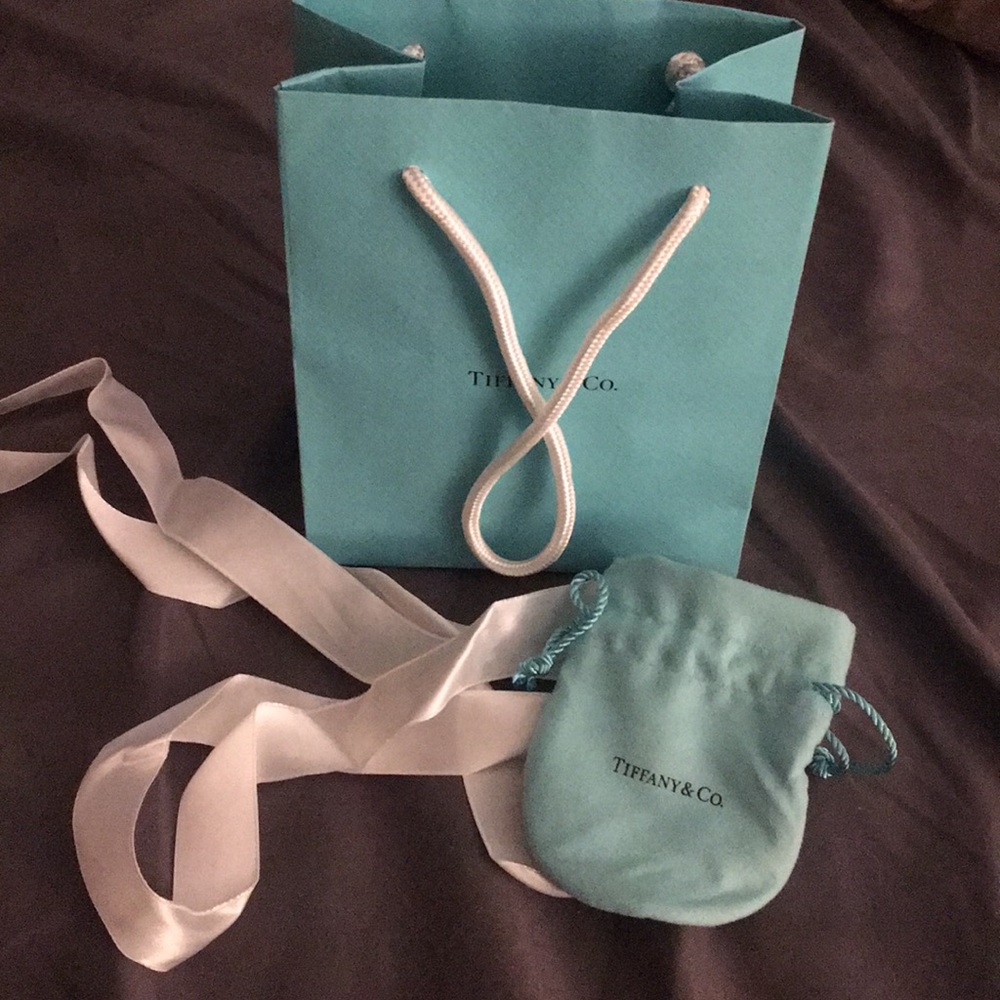 Authentic Tiffany bag and pouch